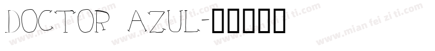 Doctor Azul字体转换